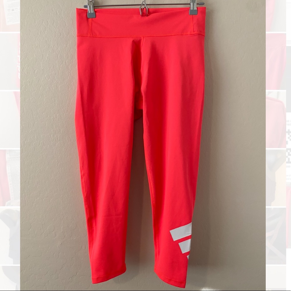 Adidas 3/4 Pink Leggings NWT
